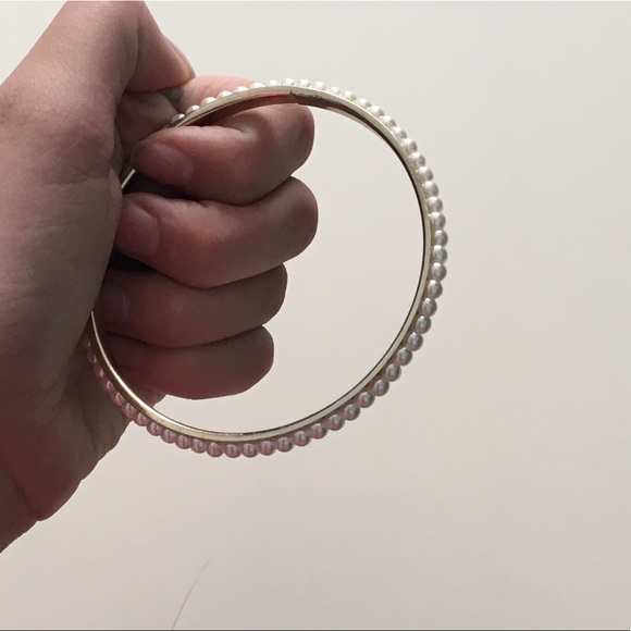 Gold pearl bracelet - Picture 2 of 2